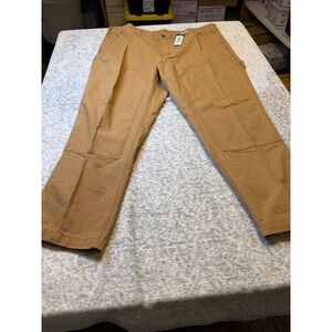 Alpine Design Mens Utility Pant Relaxed Fit 42x30 Khaki Workwear NWT
